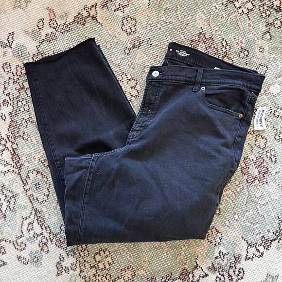 Old Navy High Waisted OG Straight Ankle Jeans 20 Black NWT Womens - Picture 3 of 6